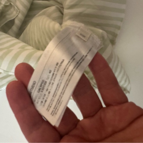 Suistudio Green & White Striped Calypso Long Bell Sleeves Button Down Shirt 40/8 - Picture 13 of 16